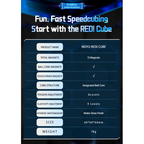MoYu Redi Cube Ball-Core Magnetique