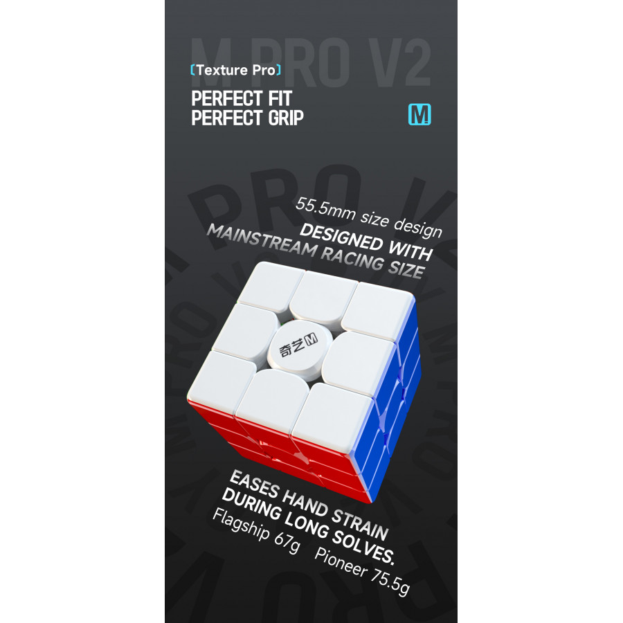 QiYi Magnetic Pro 3x3 V2 Flagship avec stickers