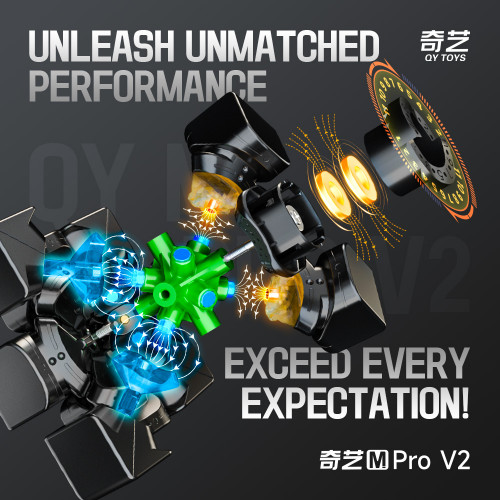 QiYi Magnetic Pro 3x3 V2 Flagship negro