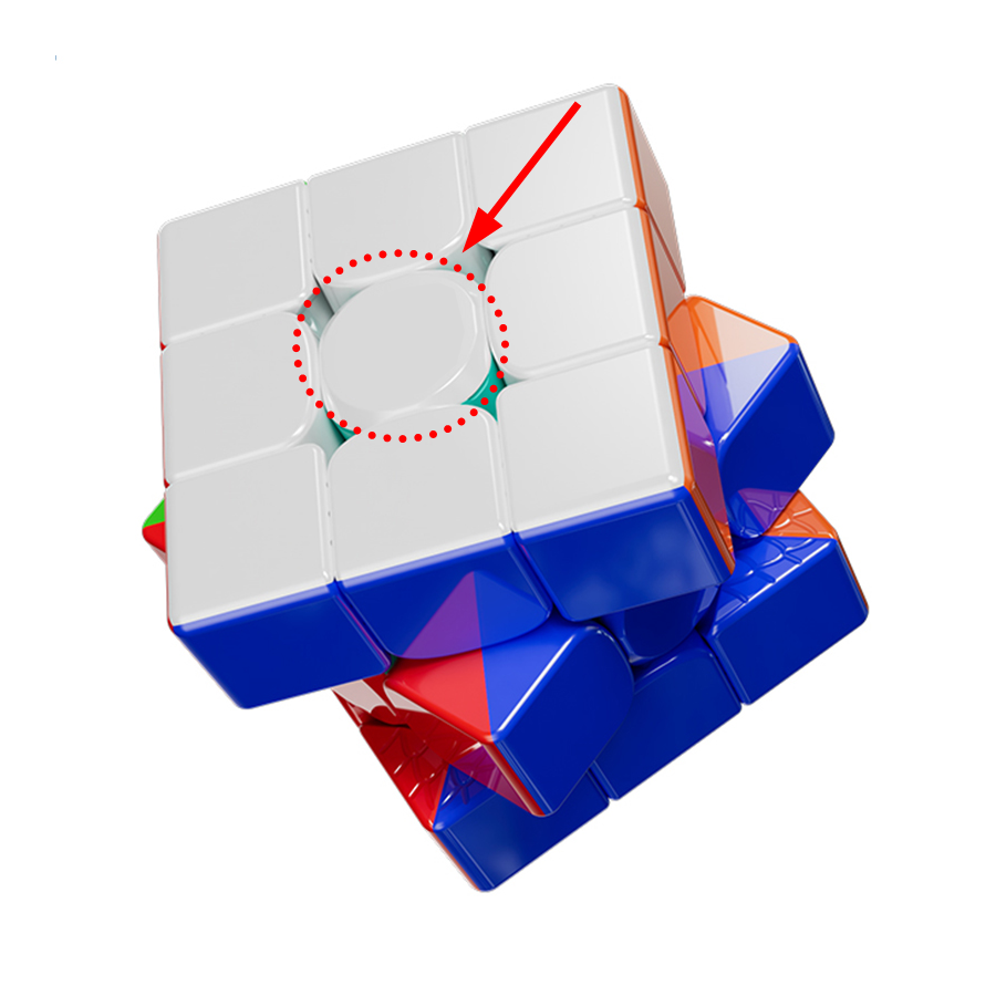 White center without logo for RS3M V5 Ball-Core UV