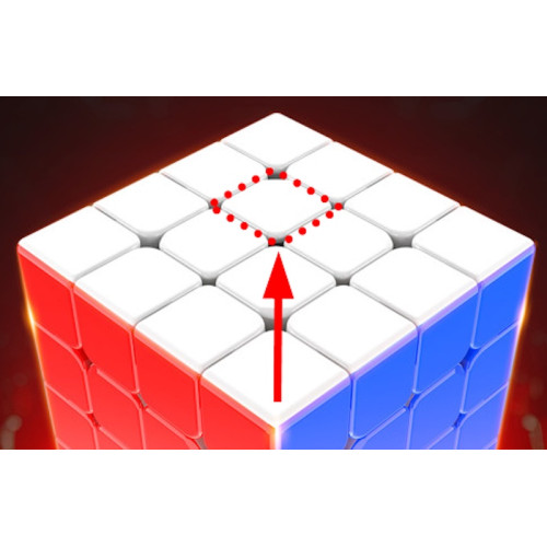 Centre blanc sans logo pour Vin cube 4x4 UV