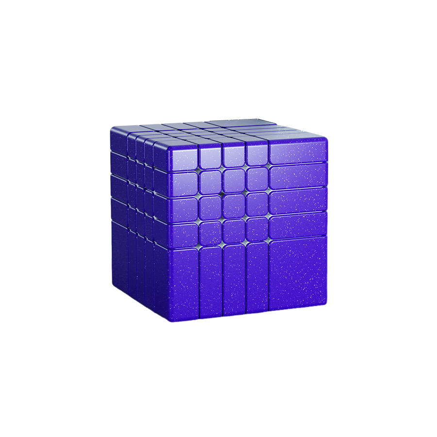Galaxy 5x5 Magnetic Mirror Cube