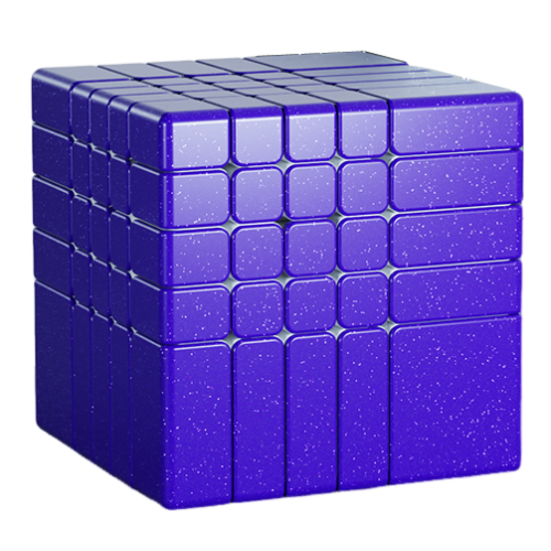 Galaxy 5x5 Magnetic Mirror Cube