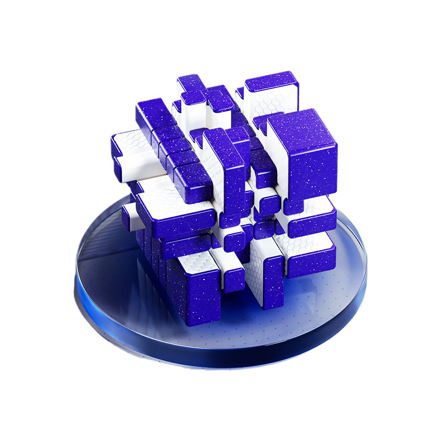 Galaxy 5x5 Mirror Cube Magnetico