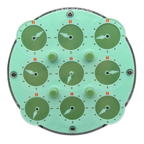 Qiyi Clock Magnetic Apple Green