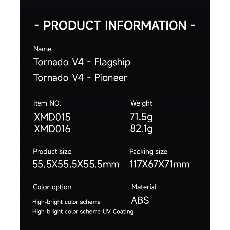 Tornado V4 M Flagship Série Limitata Yunli