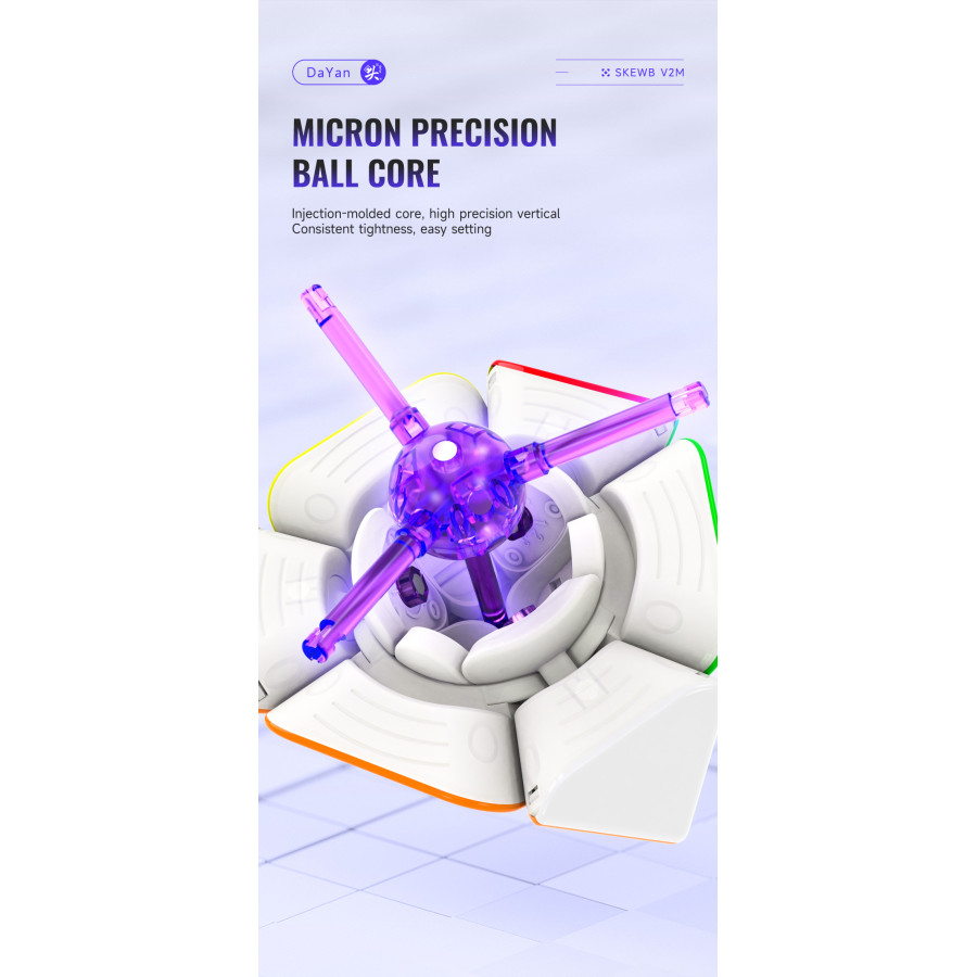 DaYan Skewb V2 Ball-Core Magnetique MagLev UV