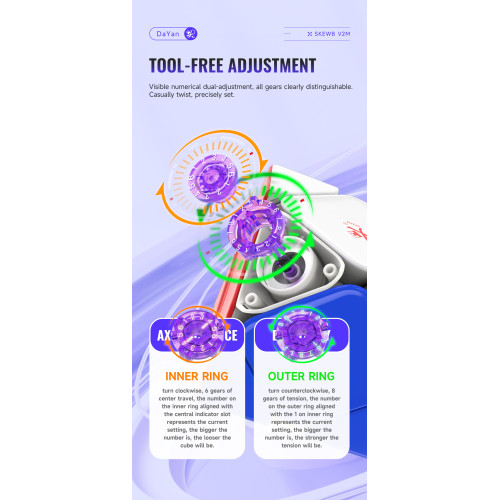 DaYan Skewb V2 Ball-Core Magnetique MagLev UV