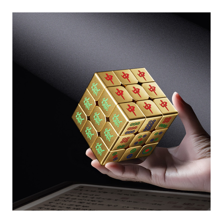 Golden Mahjong Cube magnetique