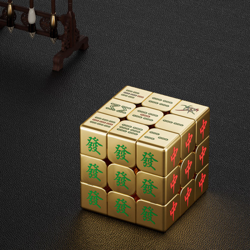 Golden Mahjong Cube magnetique