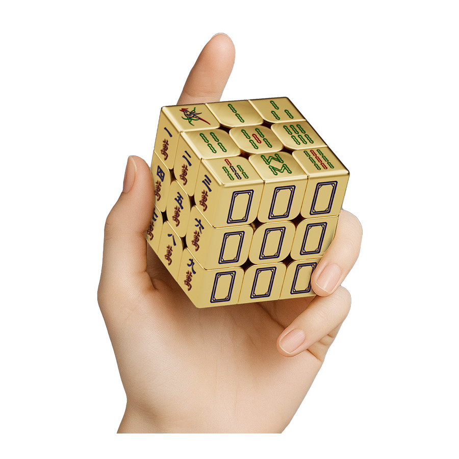 Golden Mahjong Cube magnetique