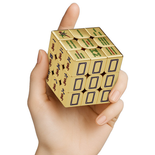 Golden Mahjong Cube magnetique