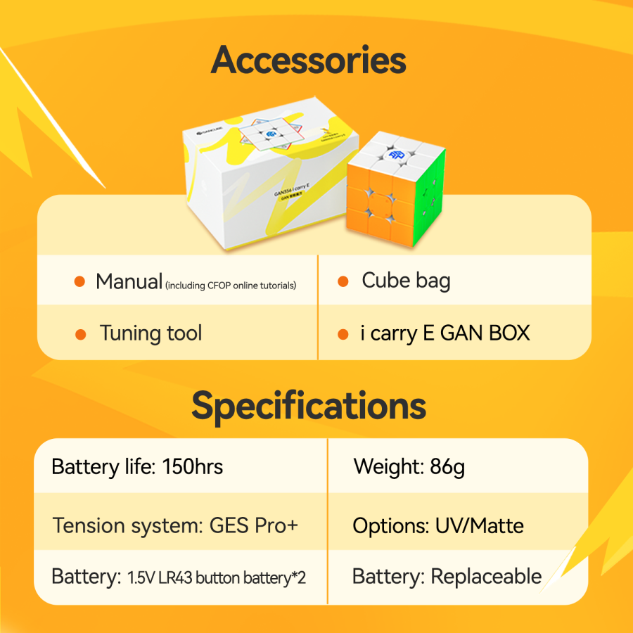 Gan 356 I Carry E 3x3