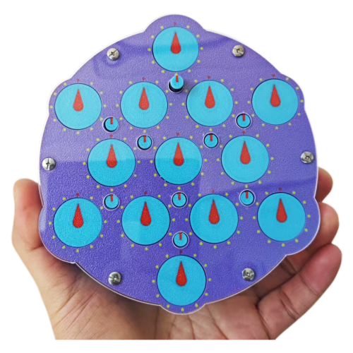 Clock Hexagram 13 (3D printing)