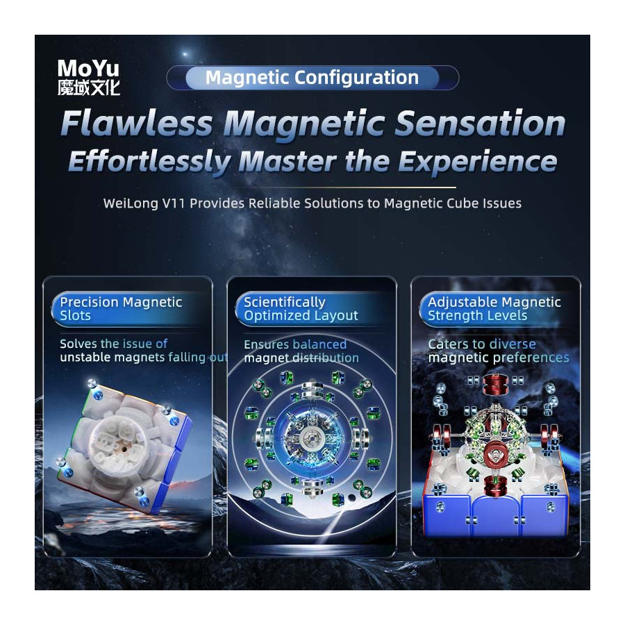 MoYu Weilong V11 3x3 Magnétique UV