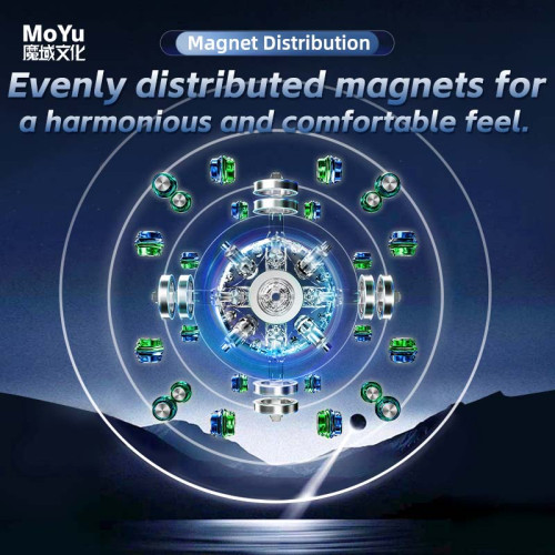 MoYu Weilong V11 3x3 20 Magnets Ball-Core MagLev UV