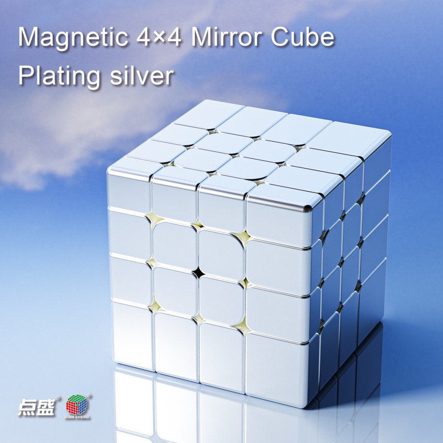 Galaxy 4x4 Metallic Ball-Core Magnetic Mirror
