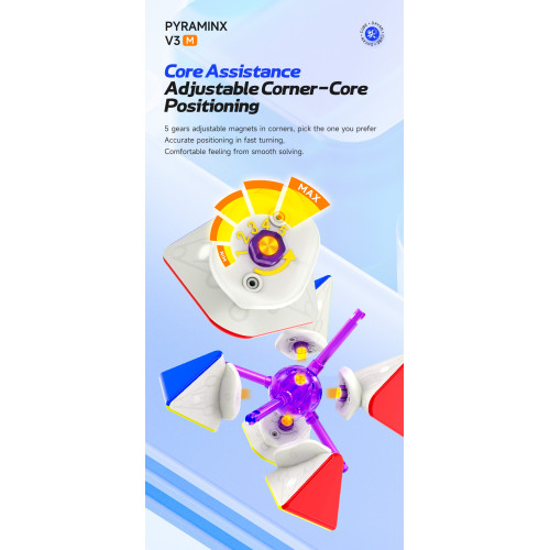 DaYan Pyraminx V3 Ball-Core Magnetique