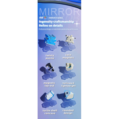 Galaxy 4x4 Mirror Ball-core Magnetique