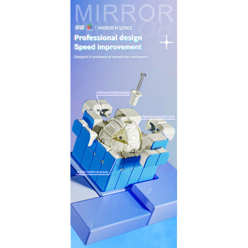 Galaxy 4x4 Ball-core Magnetic Mirror