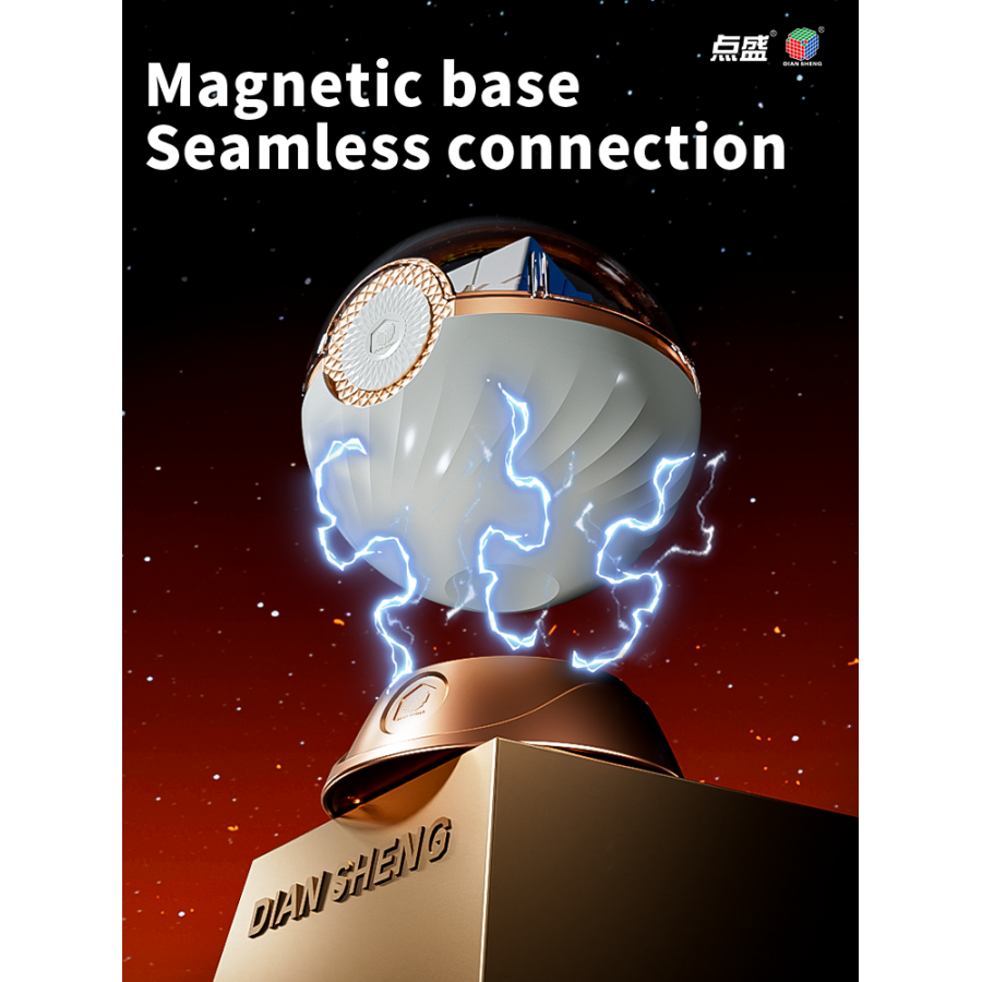 Présentoir cube Capsule magnétique OVNI