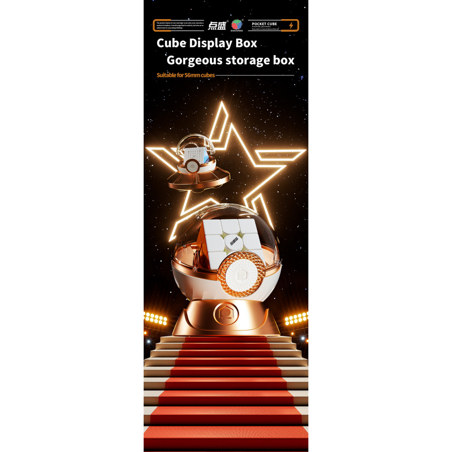 Présentoir cube Capsule magnétique OVNI