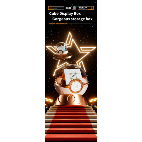 Présentoir cube Capsule magnétique OVNI