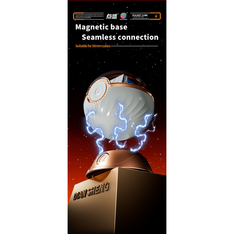 Présentoir cube Capsule magnétique OVNI