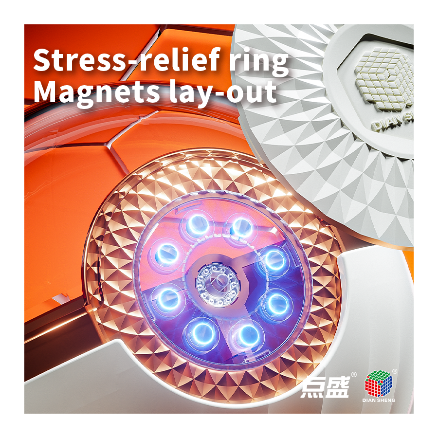 Présentoir cube Capsule magnétique OVNI