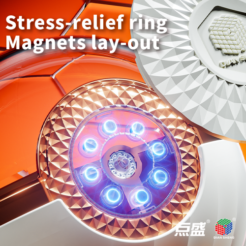 Présentoir cube Capsule magnétique OVNI