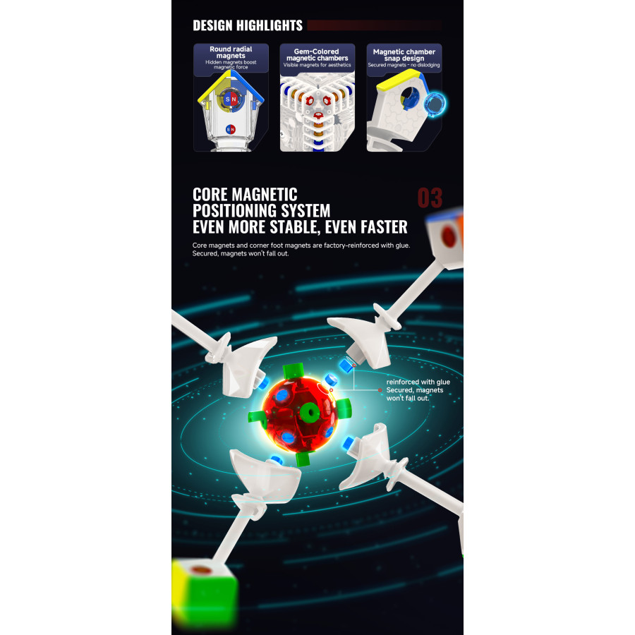 QiYi Magnetique 10x10 Ball Core