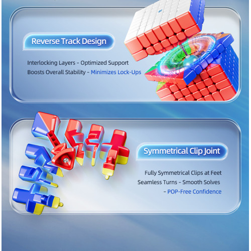 Moyu AoFu V5 7x7 Triple Track Magnetique