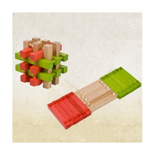 Hêtre Bois couleur 18 colonnes