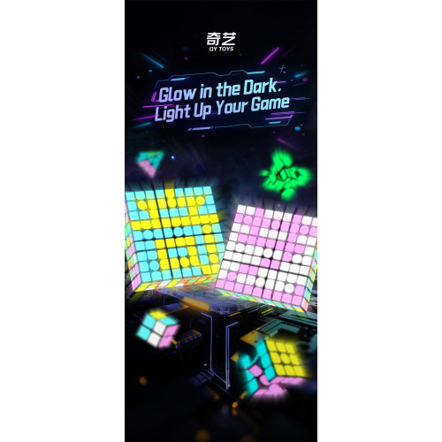 QiYi 3x3 Magnétique Fluorescent stickers