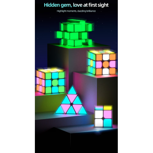 QiYi 3x3 Magnetic Fluorescent stickers