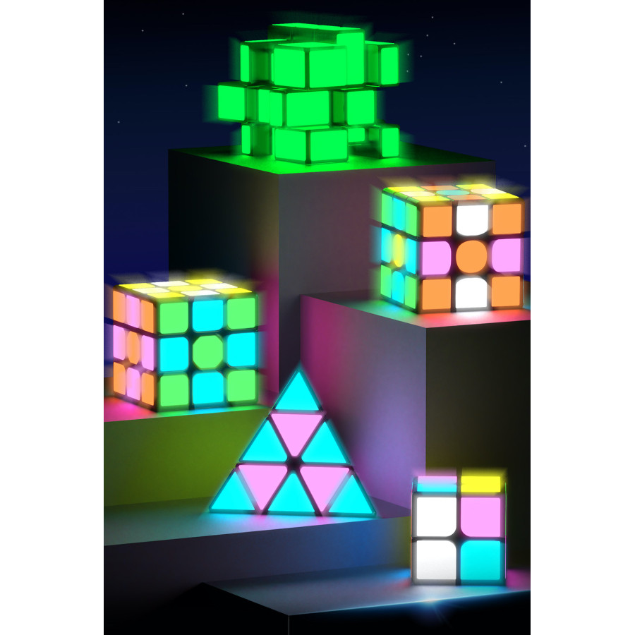 QiYi 2x2 Magnetic Fluorescent stickers