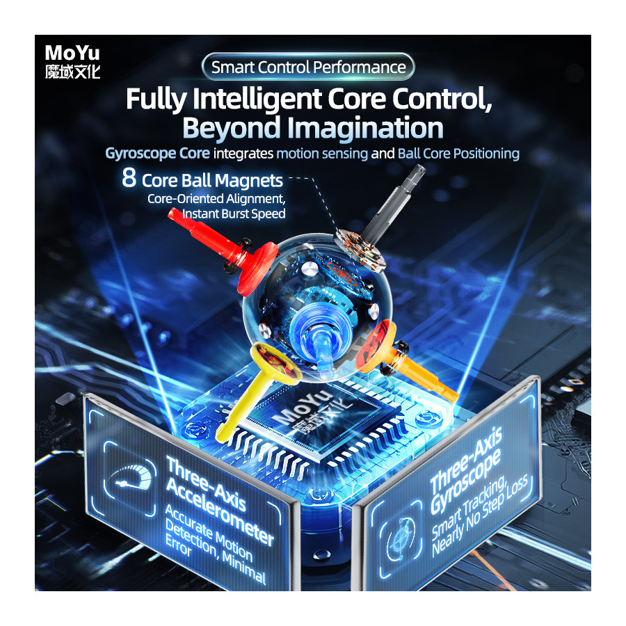 WeiLong V11 AI 3x3 Maglev Gyroscope UV