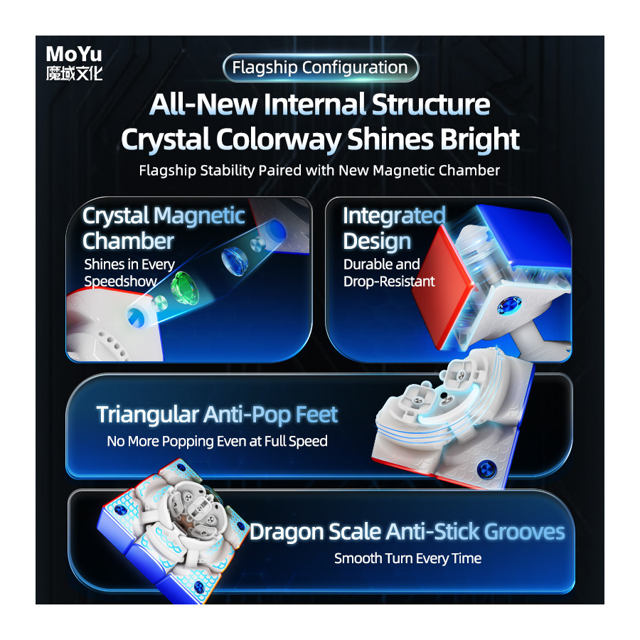 WeiLong V11 AI 3x3 Maglev Gyroscope UV