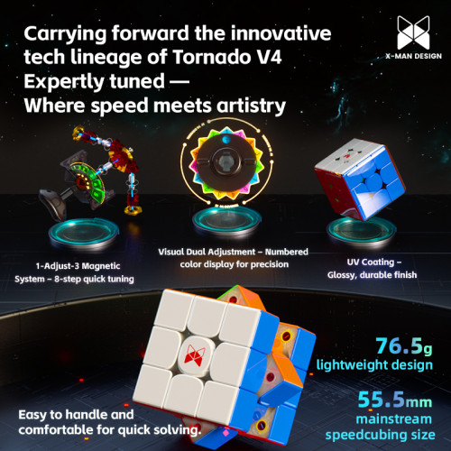 Tornado V4 AI UV avec Box de charge