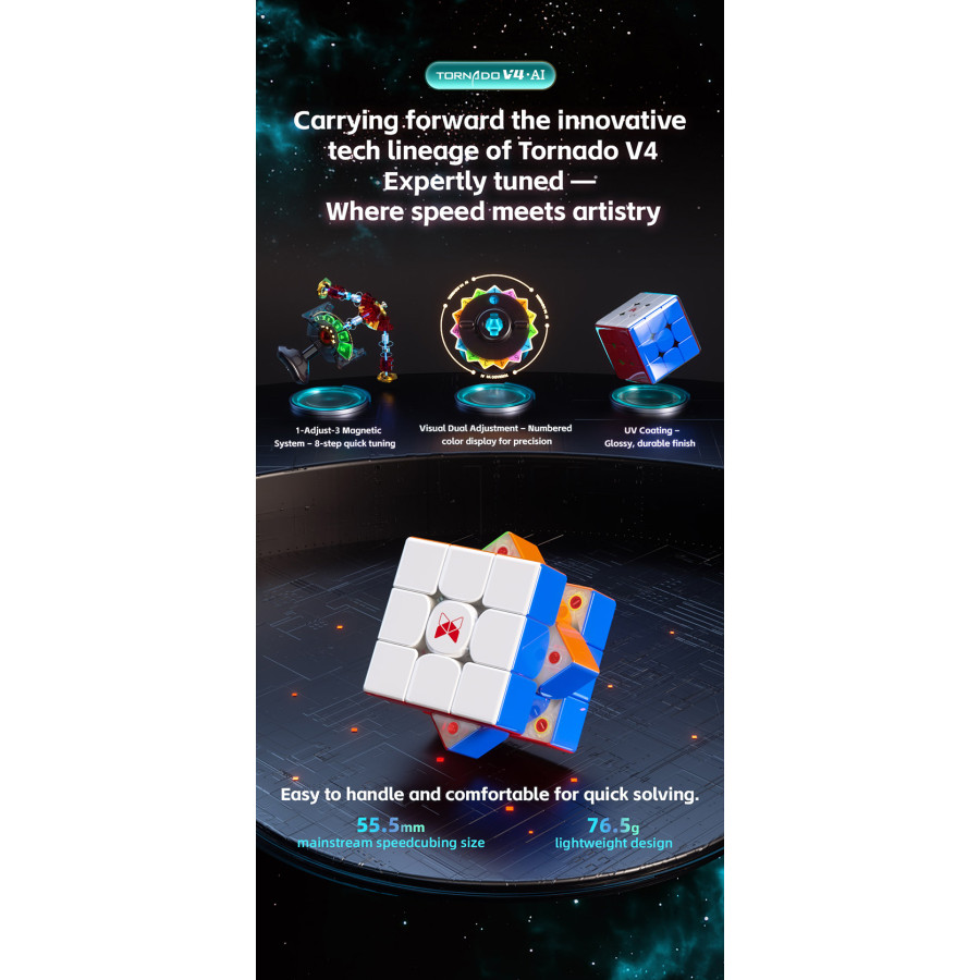 Tornado V4 AI UV avec Box de charge