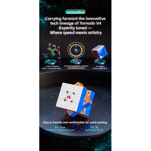 Tornado V4 AI UV avec Box de charge