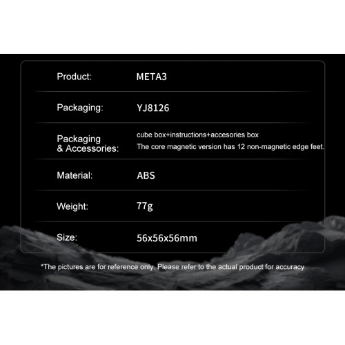 YJ Meta 3x3 Wing Magnetique standard