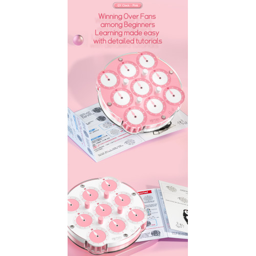 Qiyi Clock Magnetique Pink