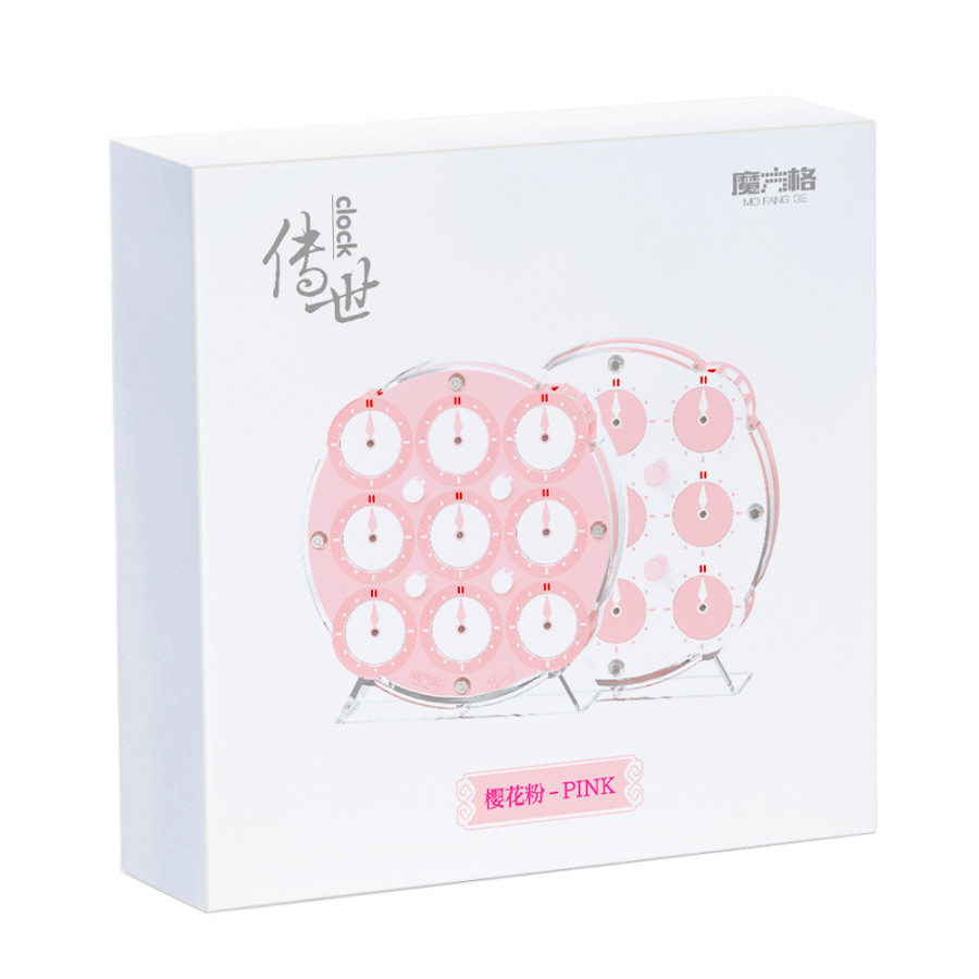 Qiyi Clock Magnetique Pink