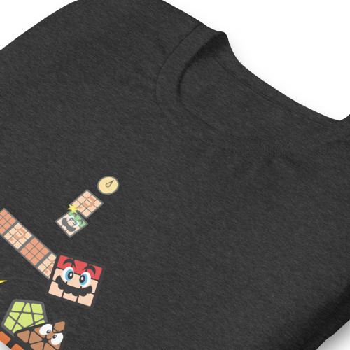 Tshirt Unisex Mario cubeur