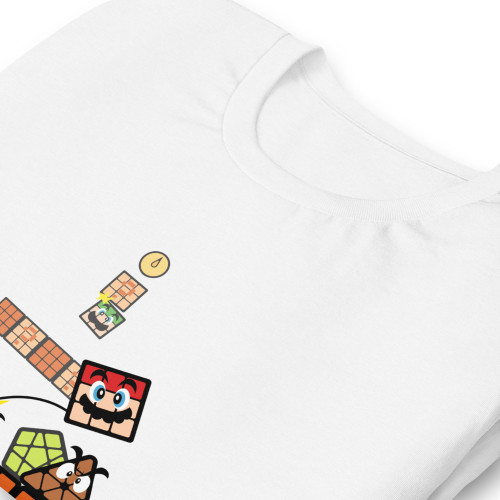 Tshirt Unisex Mario cubeur