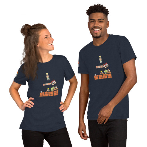 Tshirt Unisex Mario cubeur