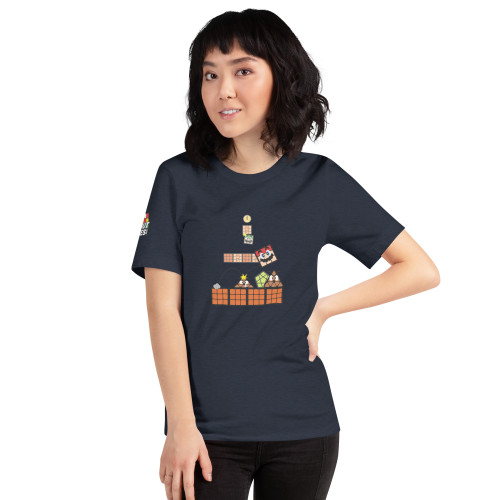 Tshirt Unisex Mario cubeur