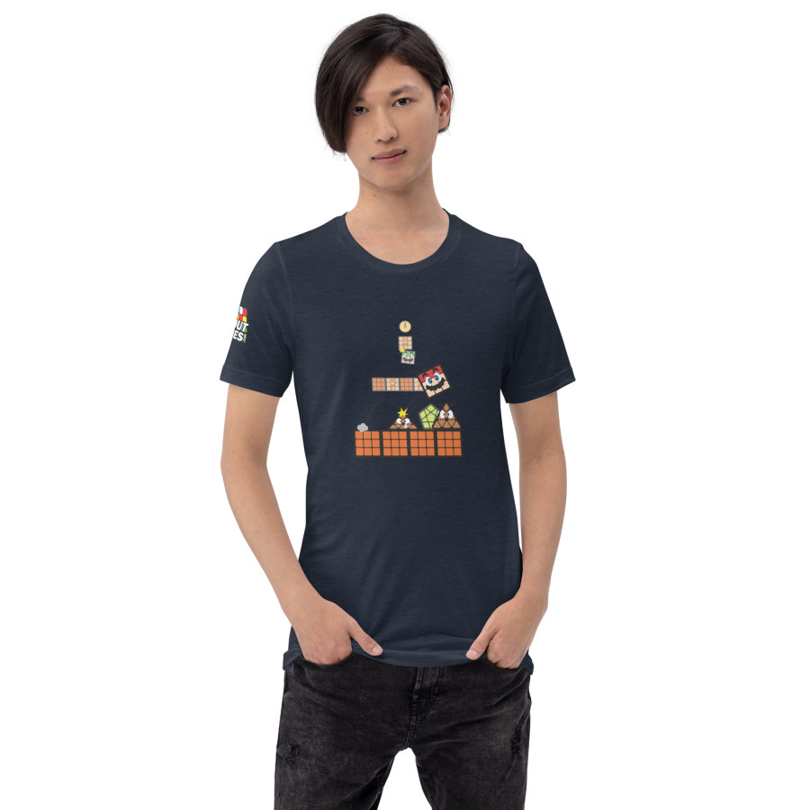 Tshirt Unisex Mario cubeur