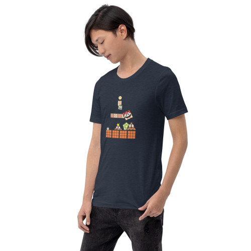 Tshirt Unisex Mario cubeur
